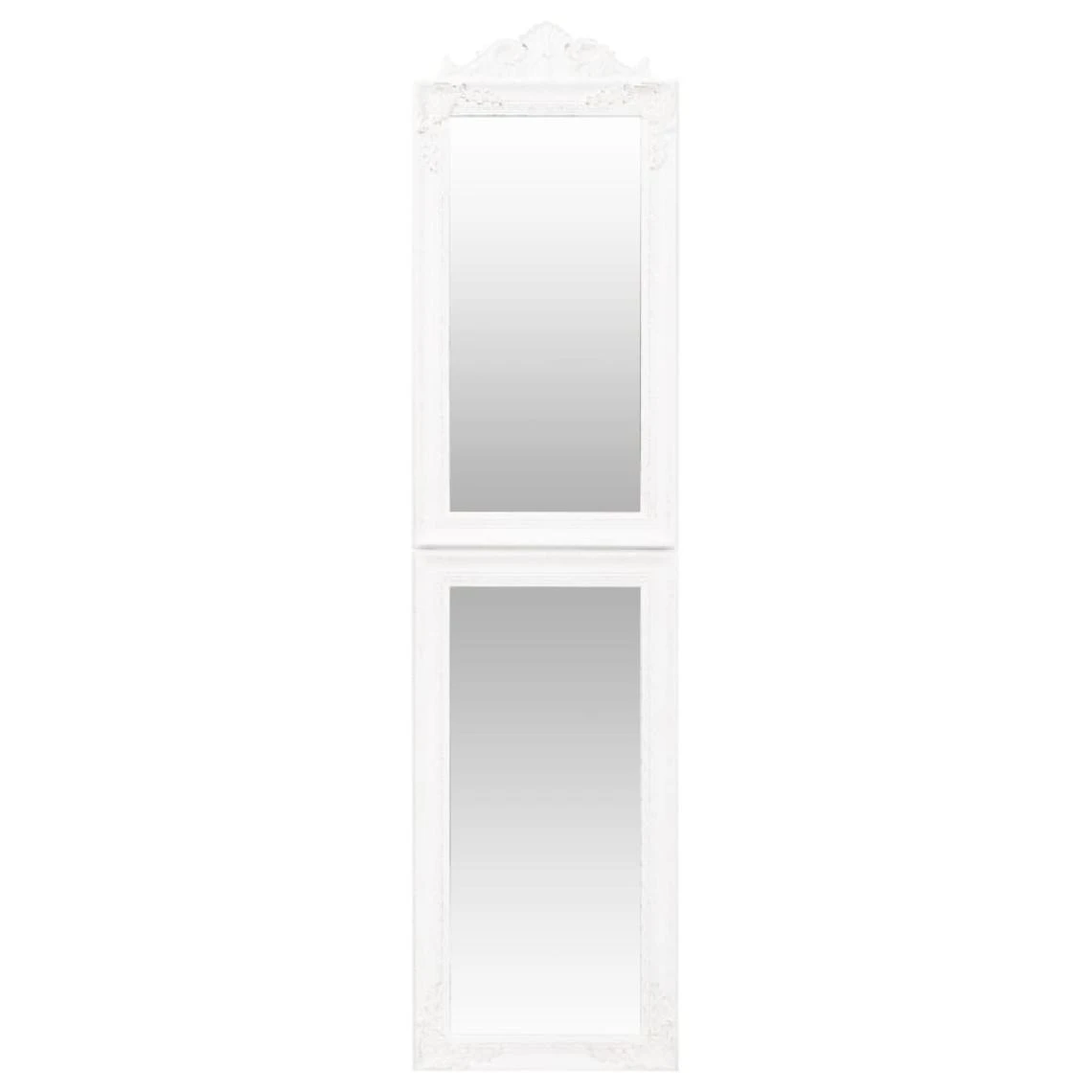 VidaXL Miroir Sur Pied Blanc 45x180 Cm 4 VidaXL Miroir Sur Pied Blanc 45x180 Cm – Image 2