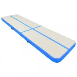 VidaXL Tapis Gonflable De Gymnastique Avec Pompe 800x100x20cm PVC Bleu -Magasin Joss & Main vidaxl tapis gonflable de gymnastique avec pompe 800x100x20cm pvc bleu 9116797 23782101 1140x1140