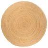 VidaXL Tapis Jute Tressé 240 Cm Rond -Magasin Joss & Main vidaxl tapis jute tresse 240 cm rond 13025802 35395038 1140x1140
