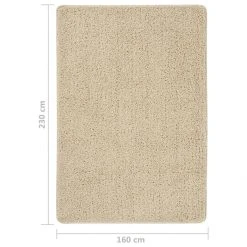 VidaXL Tapis Shaggy Antidérapant Crème 160x230 Cm 11 VidaXL Tapis Shaggy Antidérapant Crème 160x230 Cm -Magasin Joss & Main vidaxl tapis shaggy antiderapant creme 160x230 cm 11920738 31550638 1140x1140