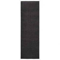 Alternative view of VidaXL Tapis Sisal Naturel 80x250 Cm Noir