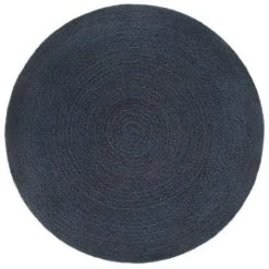 VidaXL Tapis Tressé Réversible Bleu Marine Et Naturel 90 Cm Jute Ron... -Magasin Joss & Main vidaxl tapis tresse reversible bleu marine et naturel 90 cm jute rond 13578790 37209126 1140x1140